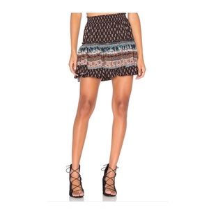 MISA Marion Skirt in Black Jewel